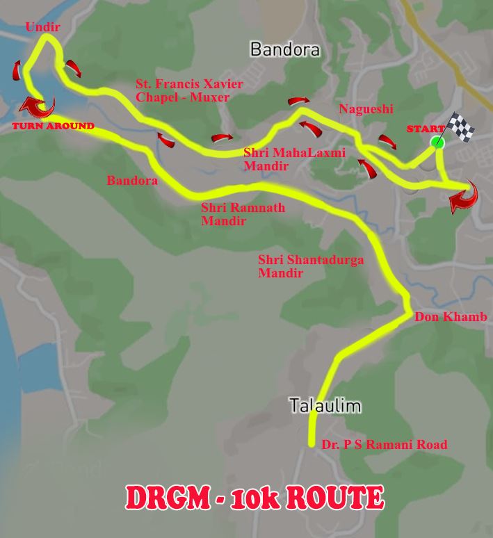 10k race route