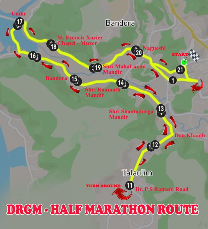 21K race route