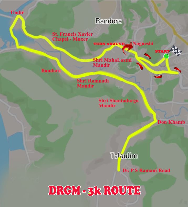 3k race route
