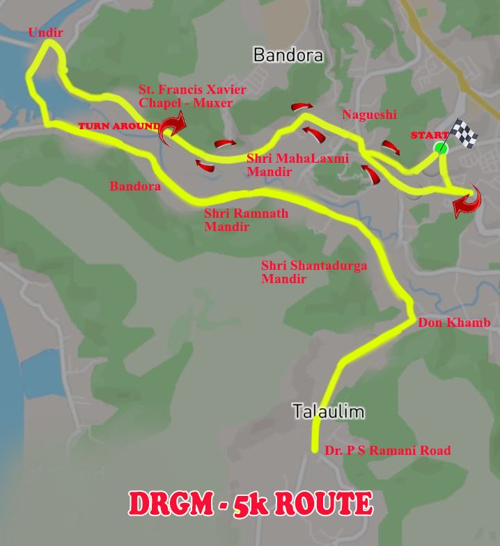 5k race route